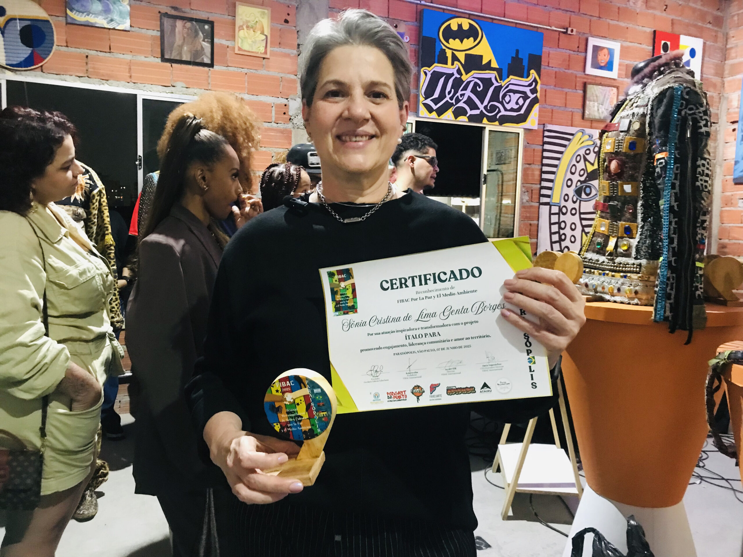 Professora Sonia Borges da ITALO PARA